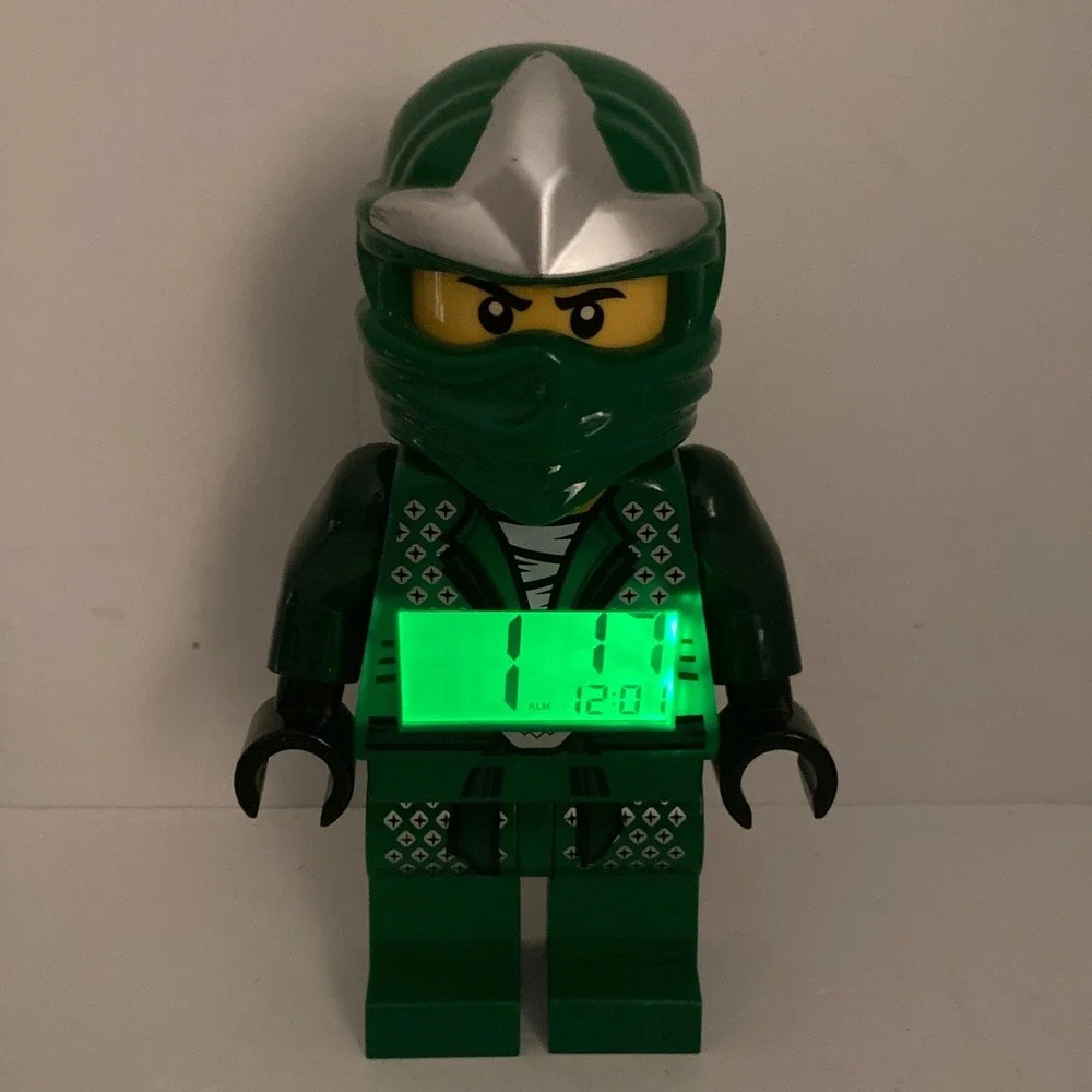 LEGO Ninjago Lloyd 2012 ZX Rise of the Snakes 9" Digital LCD Alarm Clock - Picture 2 of 8